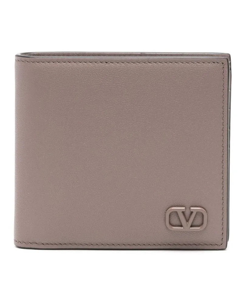 Valentino Garavani Portemonnaie mit V-Logo - Nude Nude