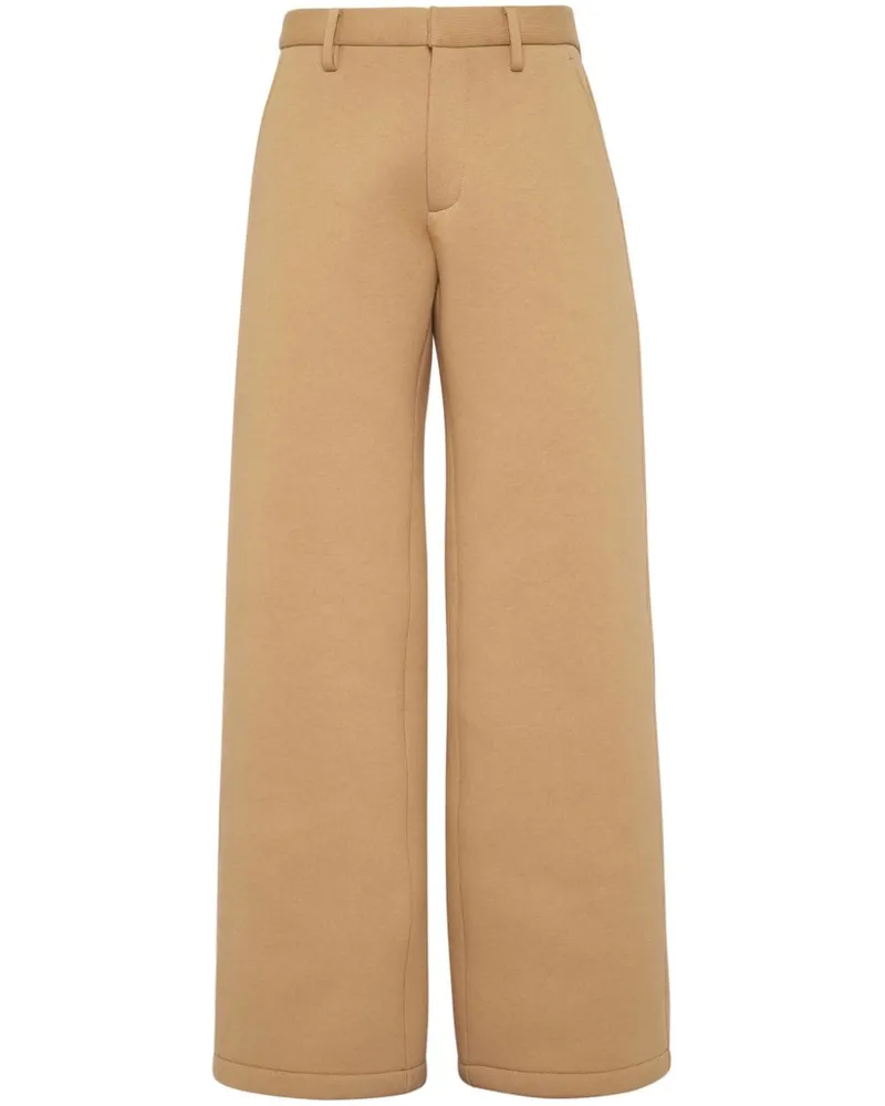 Dsquared2 Halbhohe Wide-Leg-Hose - Nude Nude