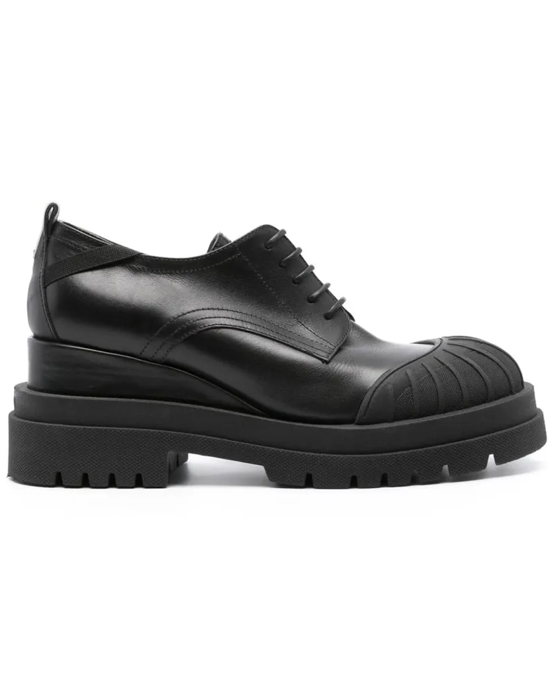Premiata Budapester mit Glanzoptik 70mm - Schwarz Schwarz