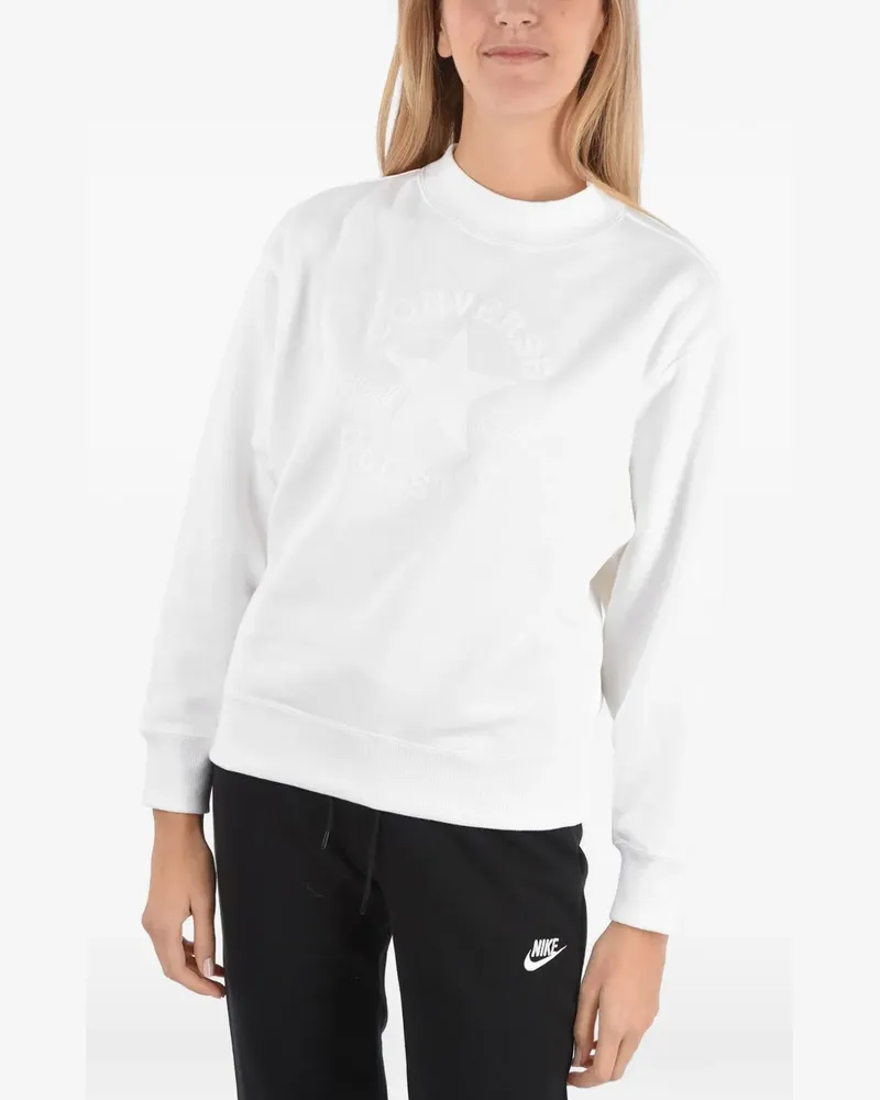 Converse All Star Sweatshirt mit Logo - Weiß Weiß