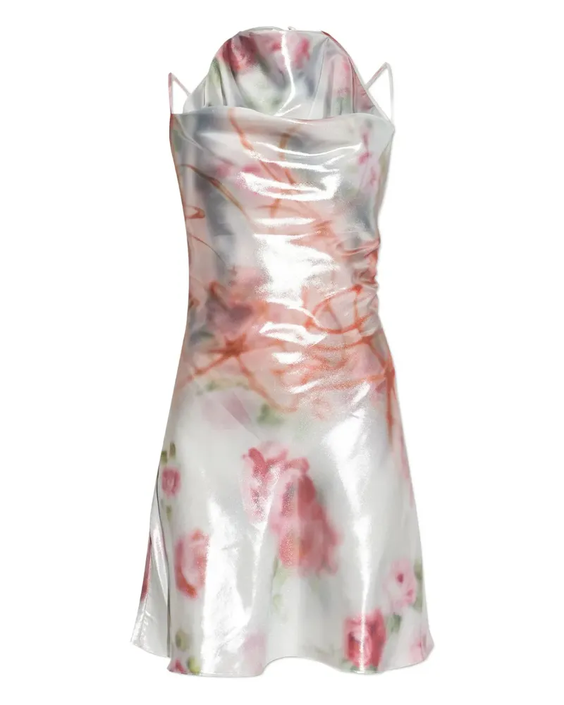 Diesel D-Ebra floral mini dress - Weiß Weiß