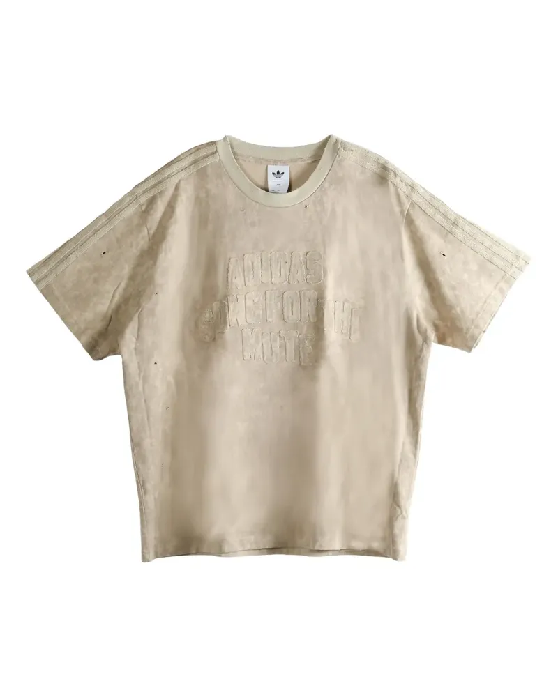 adidas x Song for the Mute oversized logo T-shirt - Nude Nude
