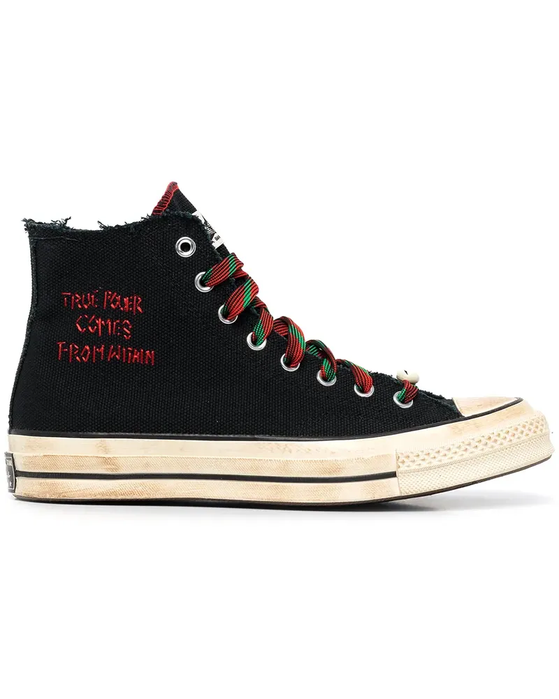 Converse Barriere Chuck 70 High-Top-Sneakers - Schwarz Schwarz