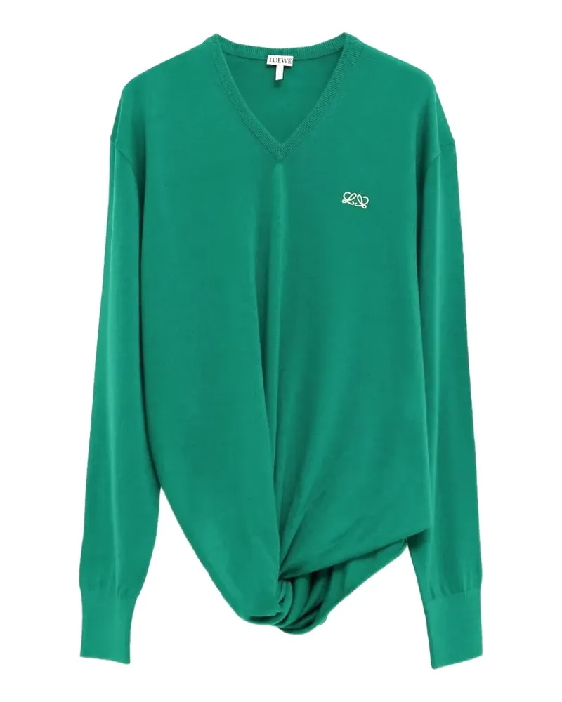 Loewe Klassischer Pullover - Grün Grün