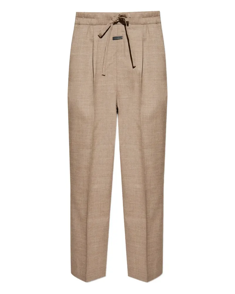Fear of God Bundfaltenhose mit Kordelzug - Nude Nude
