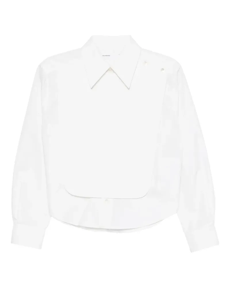 Toga Kurzes Popeline-Hemd - Weiß Weiß