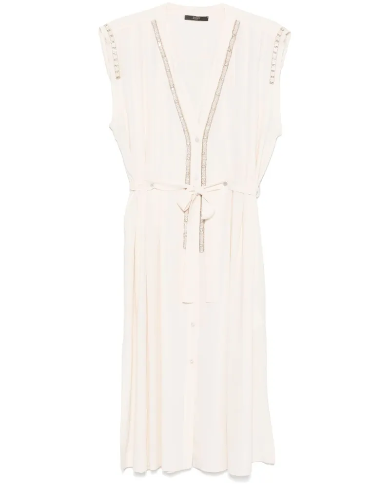 Seventy Midikleid mit Perlen - Nude Nude
