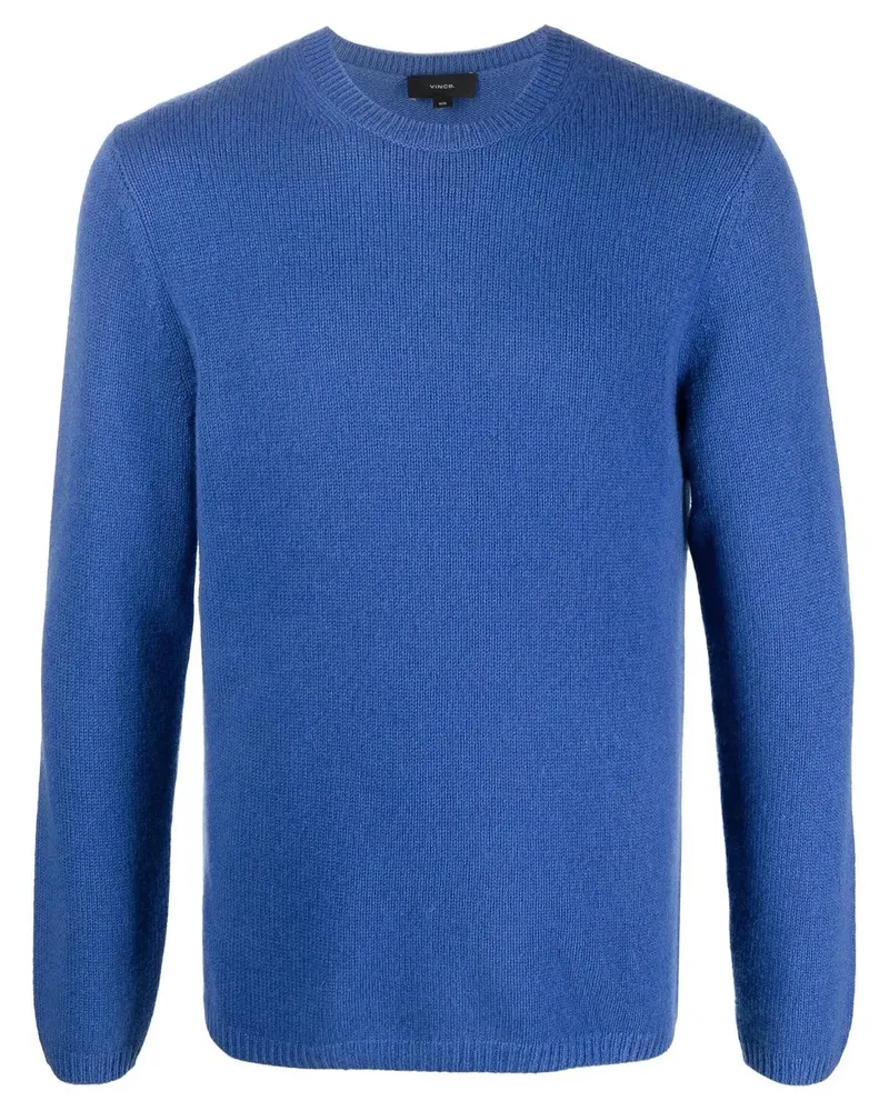 Vince Kaschmirpullover mit Rundhalsausschnitt - Blau Blau
