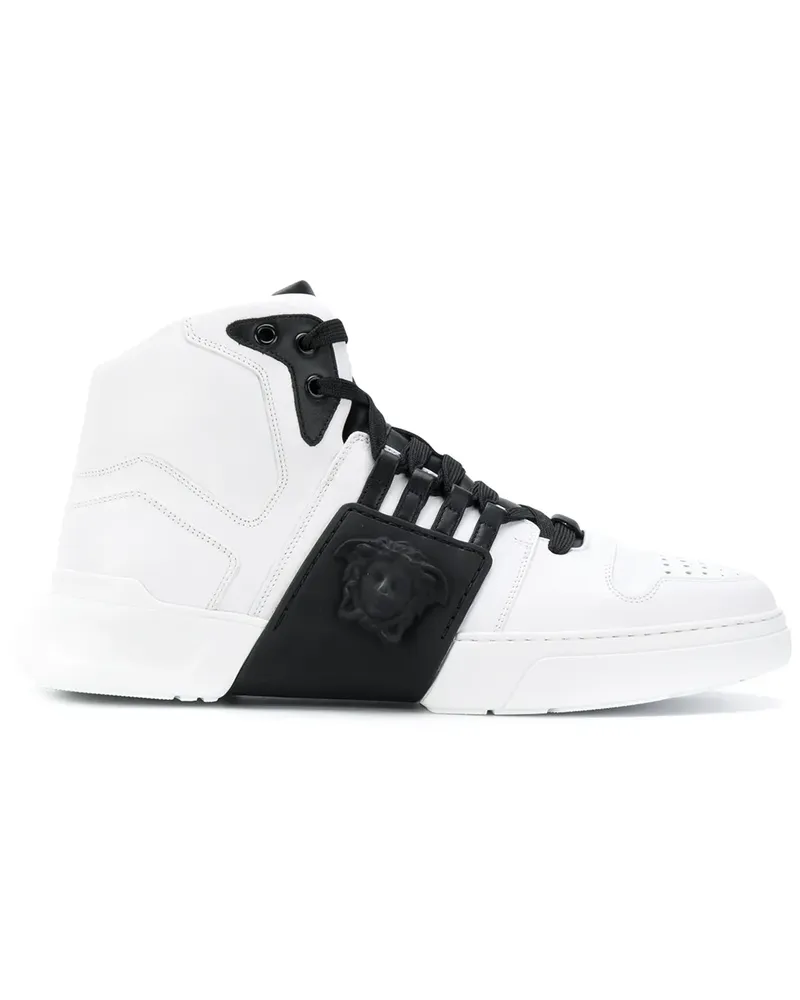 Versace high top sneakers - Weiß Weiß