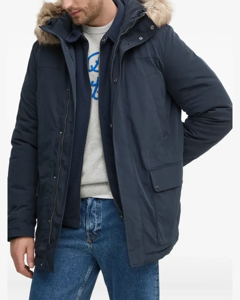 Geox Kapuzenjacke mit Kordelzug - Blau Blau