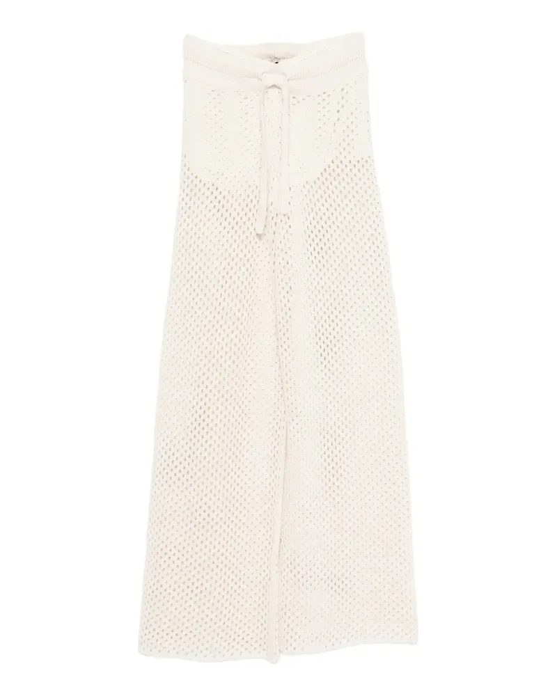 Golden Goose crochet trousers - Nude Nude