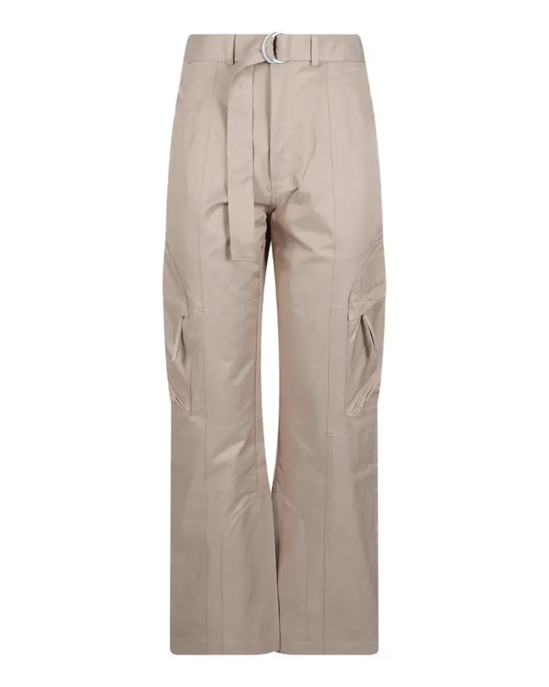 FRANKIE Shop Kelly belted cargo pants - Nude Nude