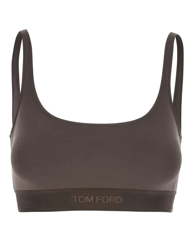 Tom Ford Bralet mit Leoparden-Print - Braun Braun
