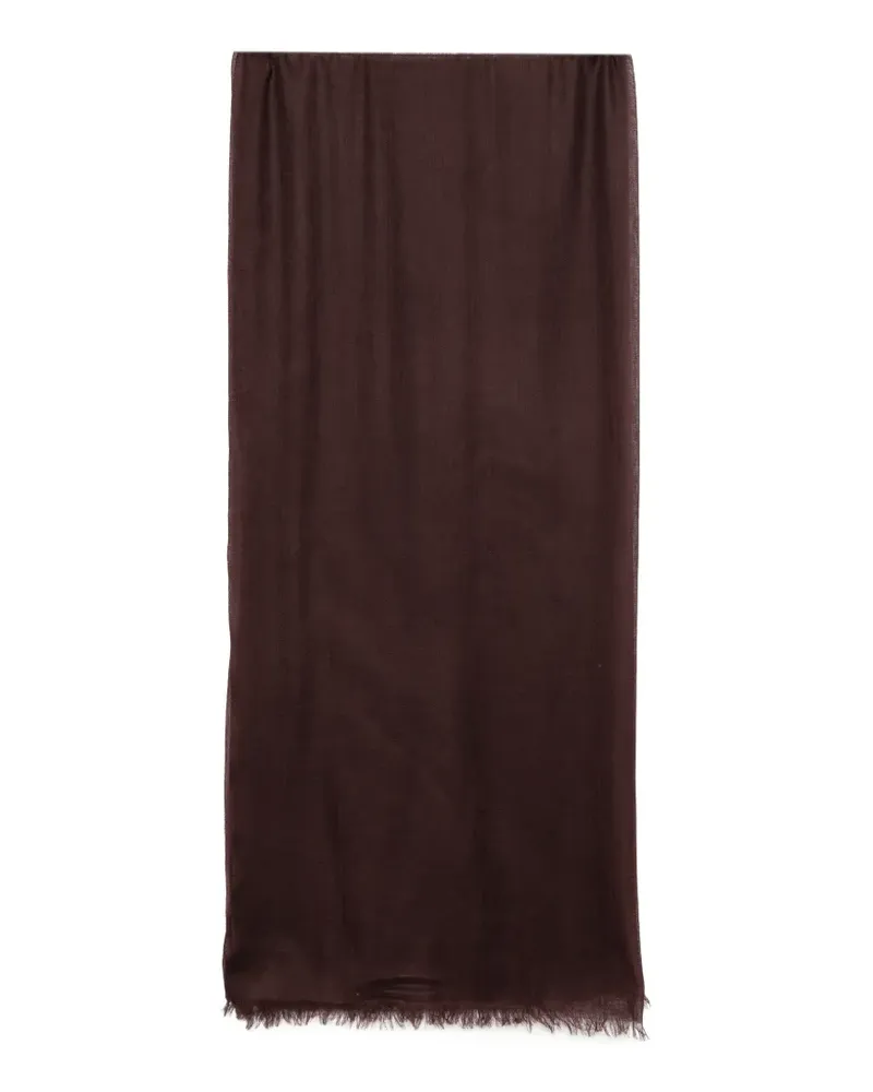 N.Peal Schal aus ultrafeinem Pashmina - Rot Rot