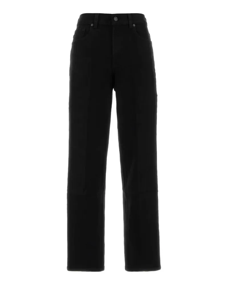 7 for all mankind straight-leg jeans - Schwarz Schwarz