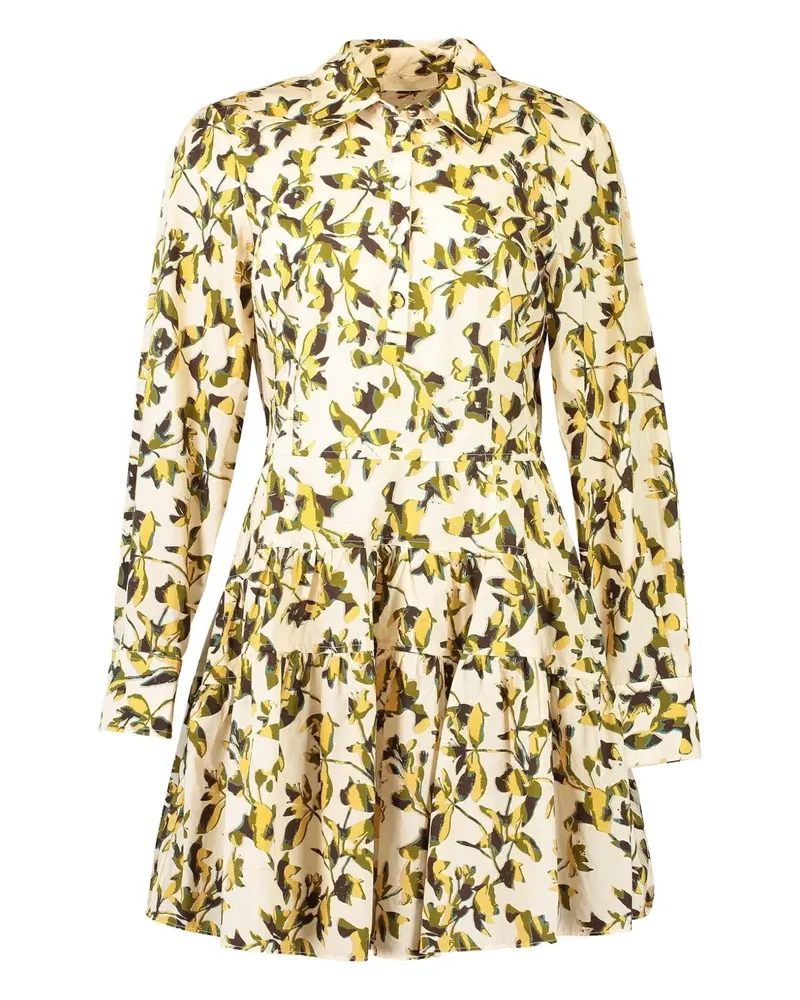 Ulla Johnson Nanette Minikleid mit Blumen-Print - Nude Nude