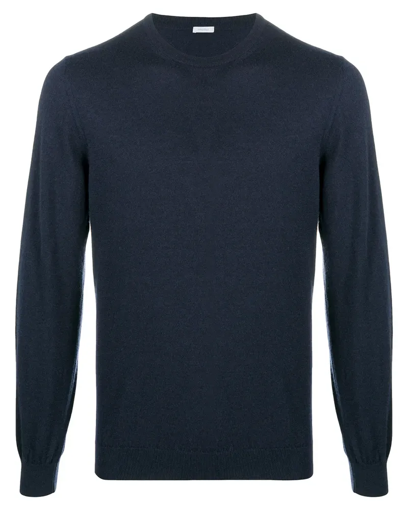 Malo Pullover mit Rundhalsausschnitt - Blau Blau