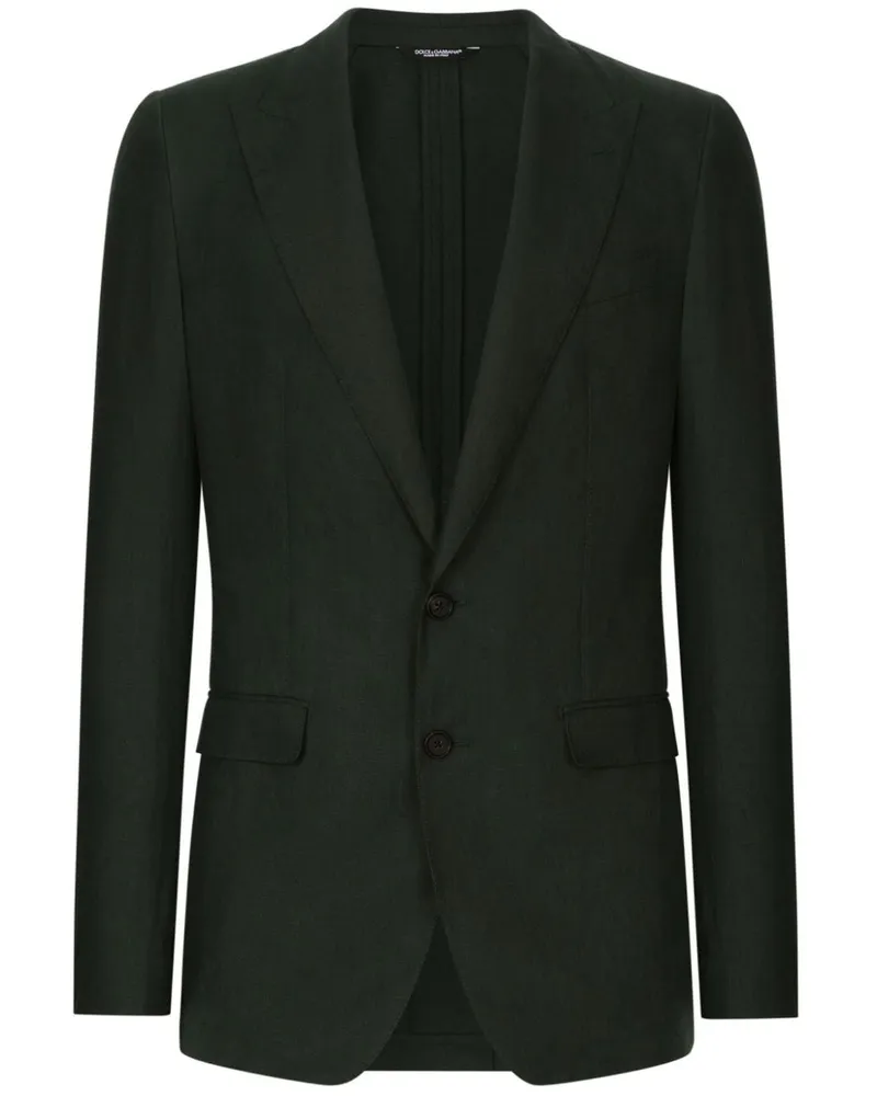 Dolce & Gabbana Einreihiges Taormina Sakko - Grün Grün