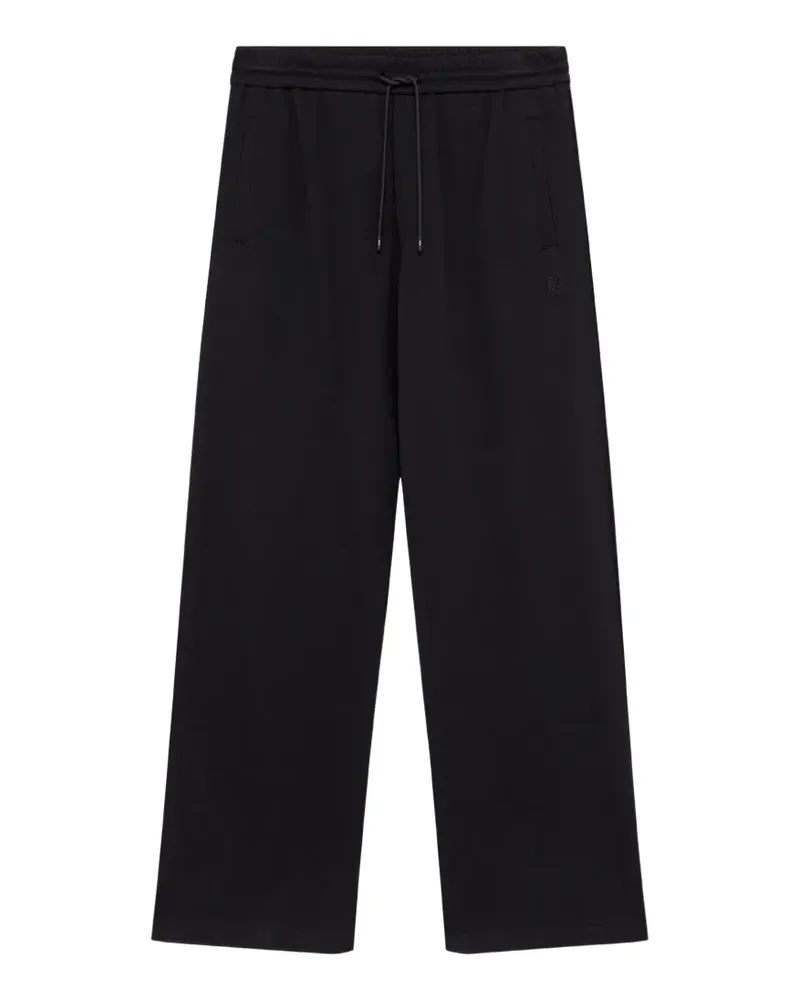 MSGM Jogginghose mit Logo-Stickerei - Schwarz Schwarz