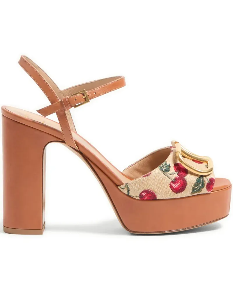 Valentino Garavani VLogo Signature Cherryfic Sandalen 115mm - Nude Nude