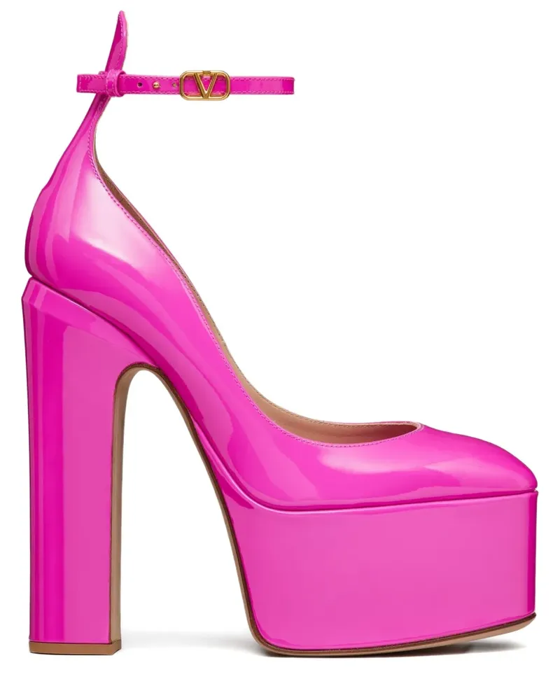 Valentino Garavani Tan-Go Plateau-Pumps 155mm - Rosa Rosa