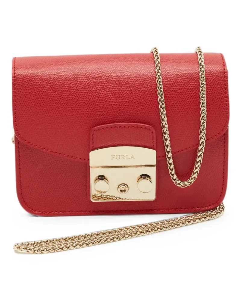 Furla Mini Metropolis Umhängetasche - Rot Rot
