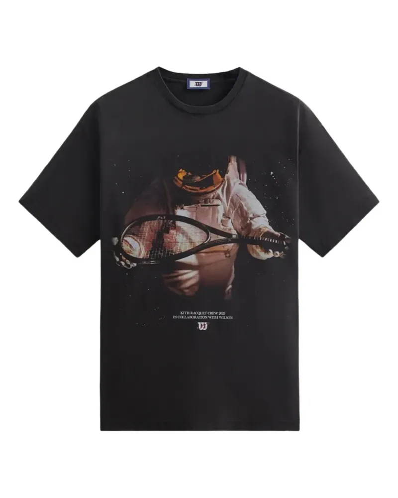 KITH x Wilson Astronaut graphic-print T-shirt - Schwarz Schwarz