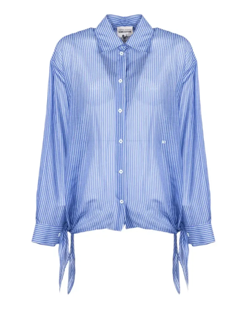 Semicouture striped shirt - Blau Blau