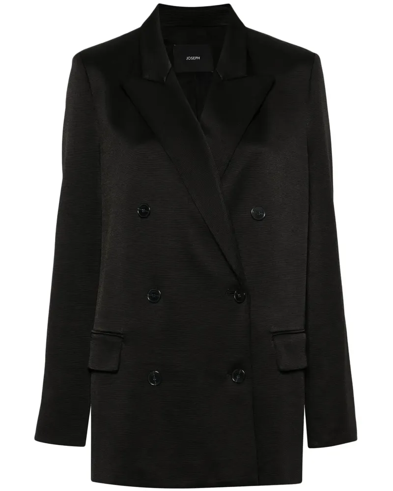 Joseph Doppelreihiger Ottoman Blazer - Schwarz Schwarz