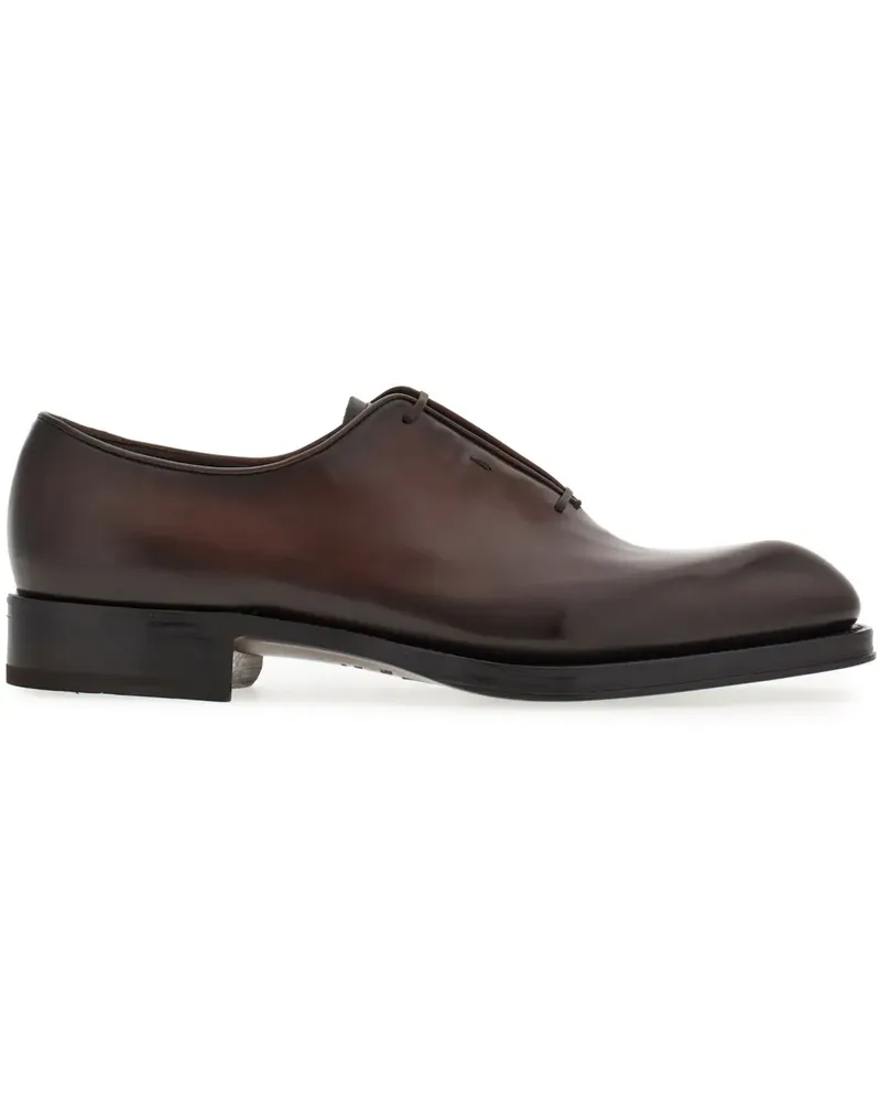 Ferragamo Oxford-Schuhe mit mandelförmiger Kappe - Braun Braun