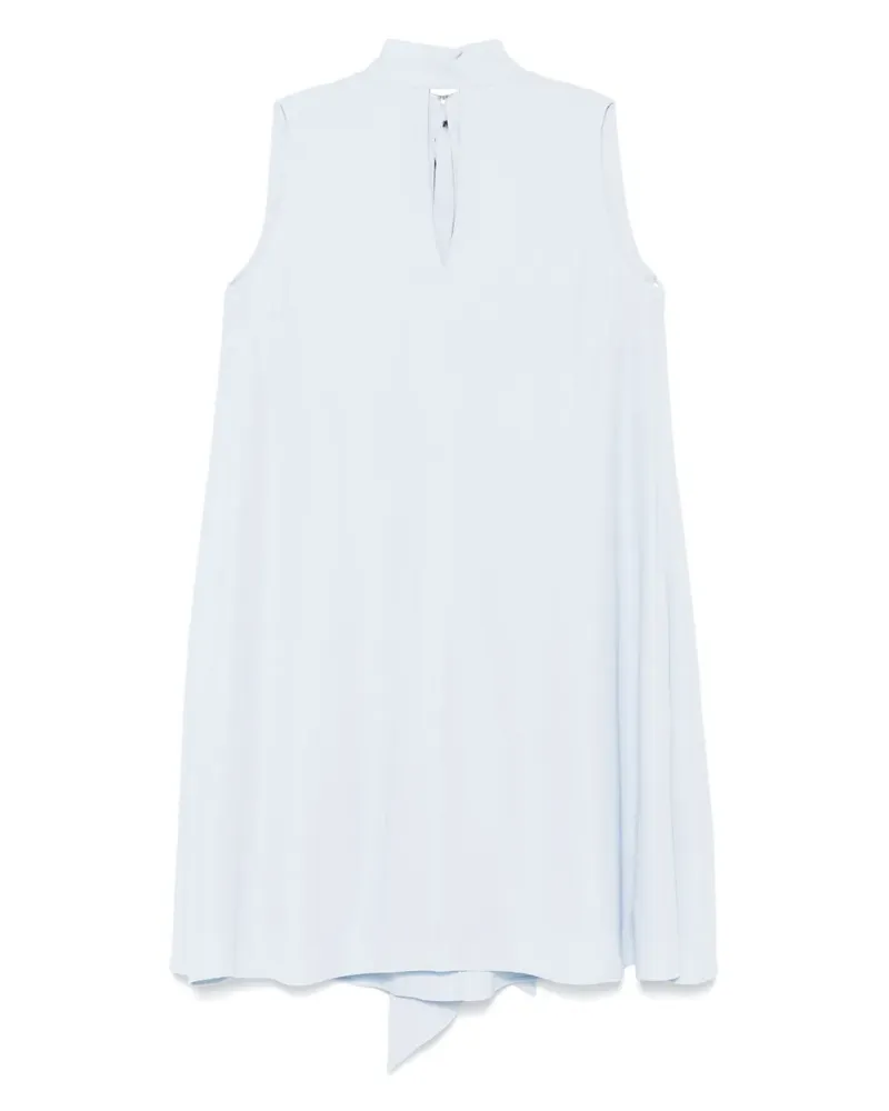 Karl Lagerfeld Minikleid aus Krepp - Blau Blau