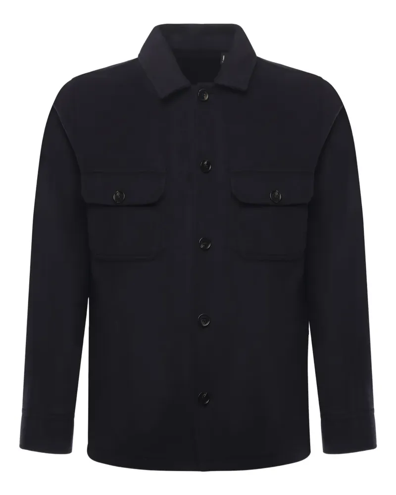 Hogan buttoned-up jacket - Blau Blau