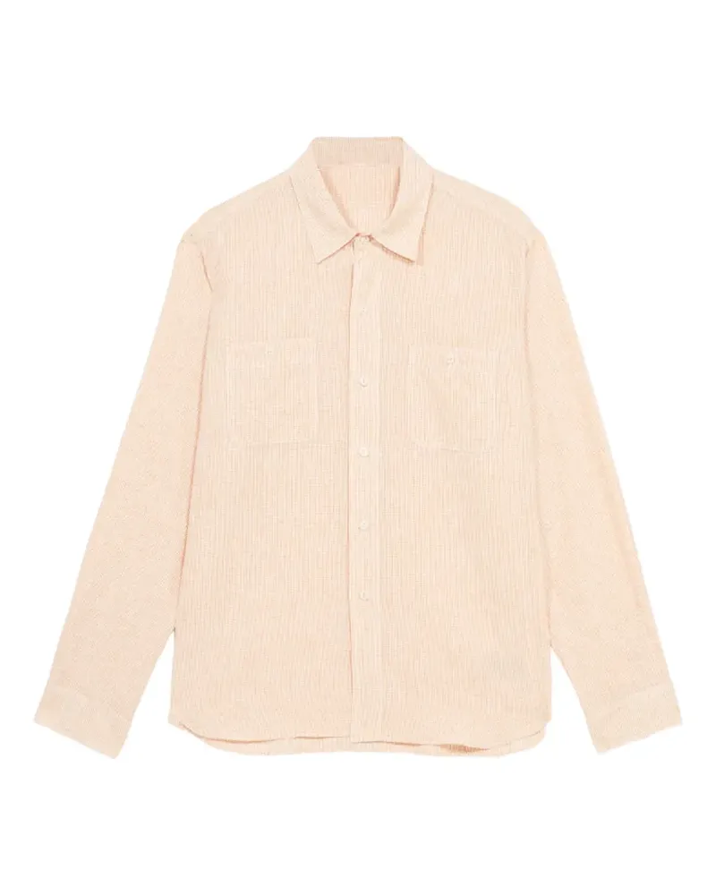 Fortela Work patch-pocket shirt - Orange Orange