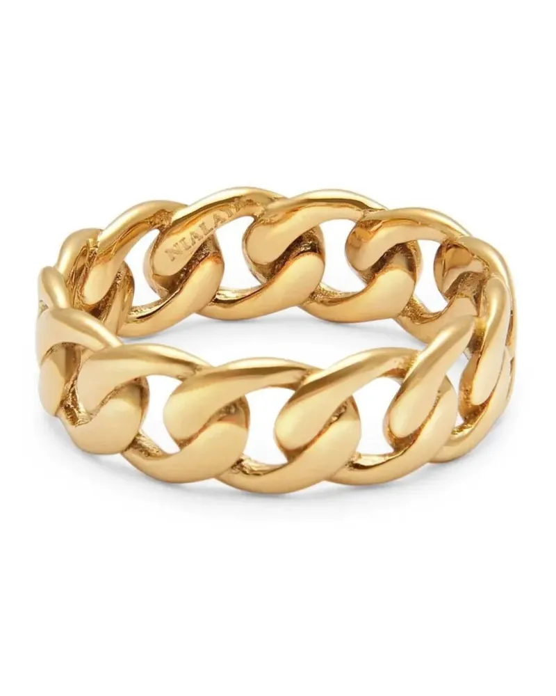 Nialaya Ring mit Kettengliedern - Gold Gold