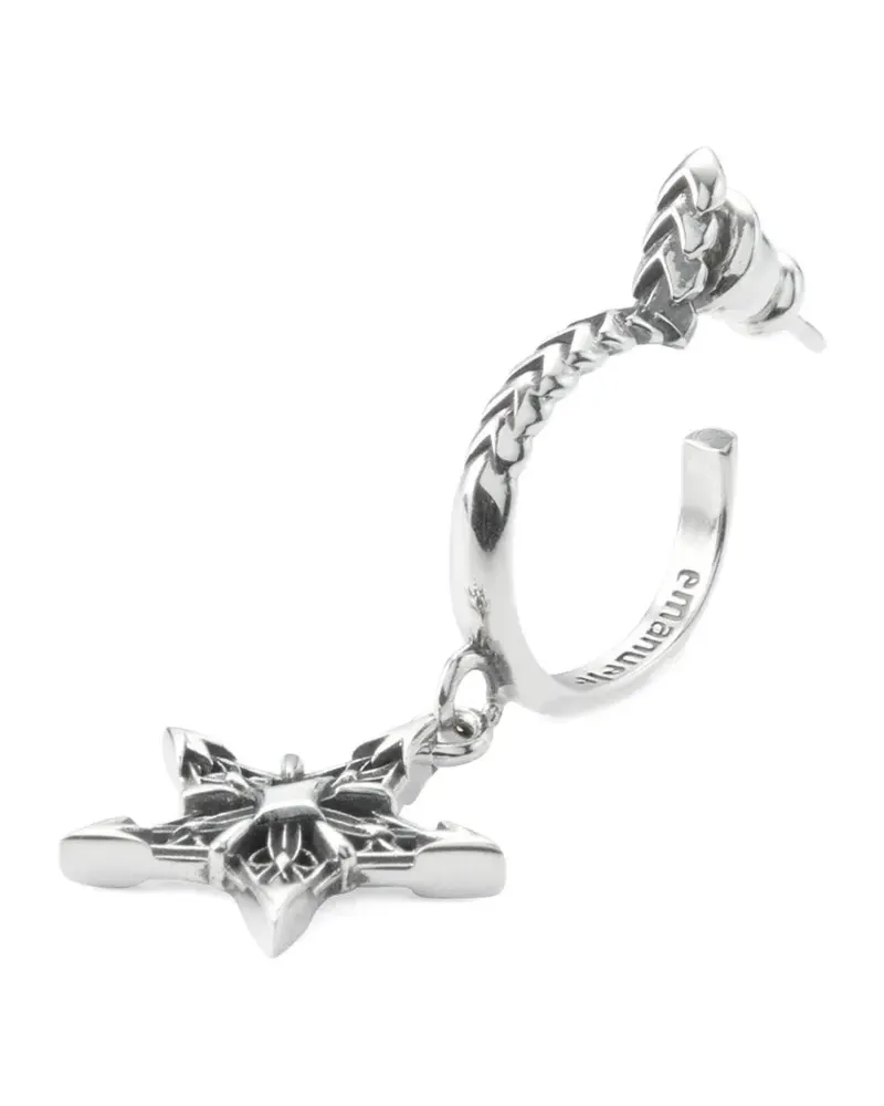 Emanuele Bicocchi Star Hängeohrringe - Silber Silber