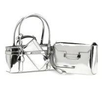 Mini Twin Tote Bag - Silber