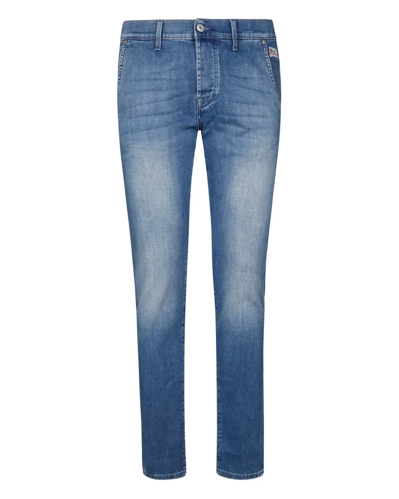 Roy Roger's Nick Jeans mit Logo-Patch - Blau Blau
