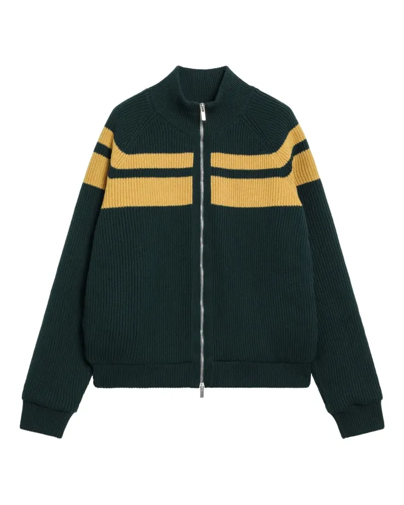 Miu Miu wool bomber jacket with zipper - Grün Grün