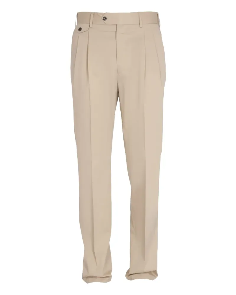 LARDINI Hose mit Bundfalten - Nude Nude