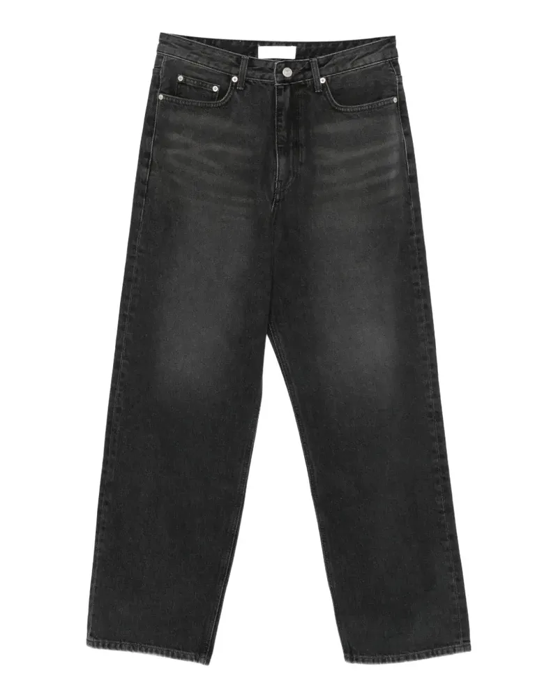Dunst faded-effect straight-leg jeans - Schwarz Schwarz