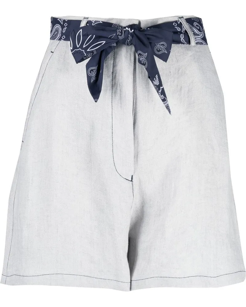 Emporio Armani Shorts mit hohem Bund - Nude Nude