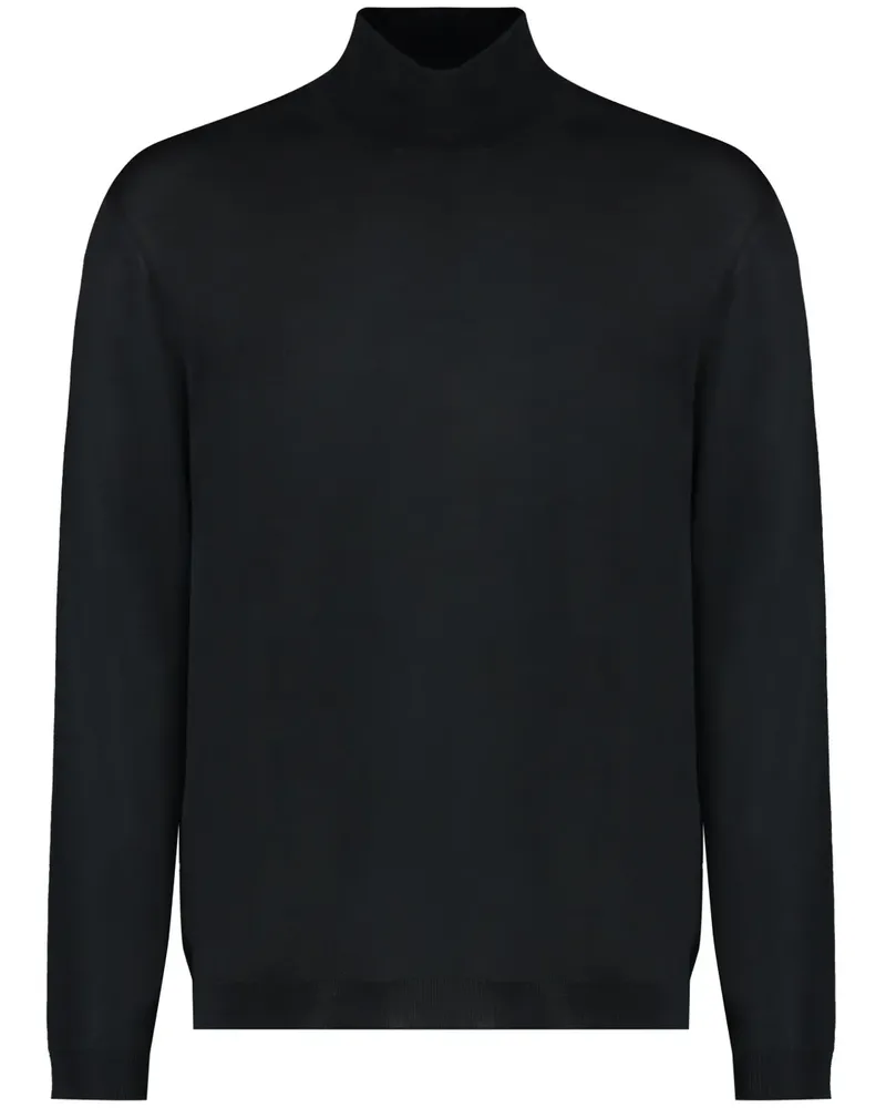 Roberto Collina Pullover aus Merinowolle - Schwarz Schwarz