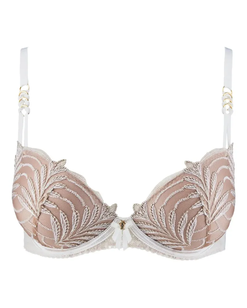 Aubade Bestickter Hypnolove Push-up-BH - Weiß Weiß