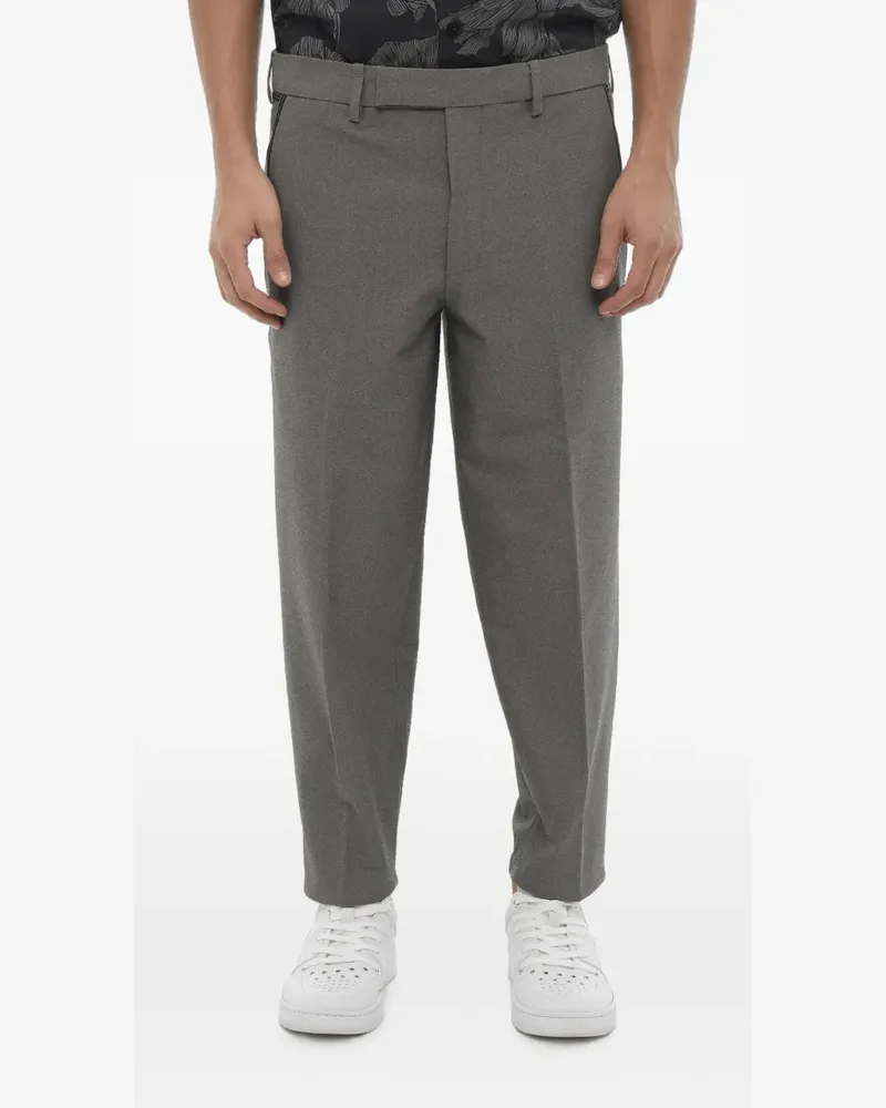 Neil Barrett Schmale Hose mit Gürtelschlaufen - Grau Grau