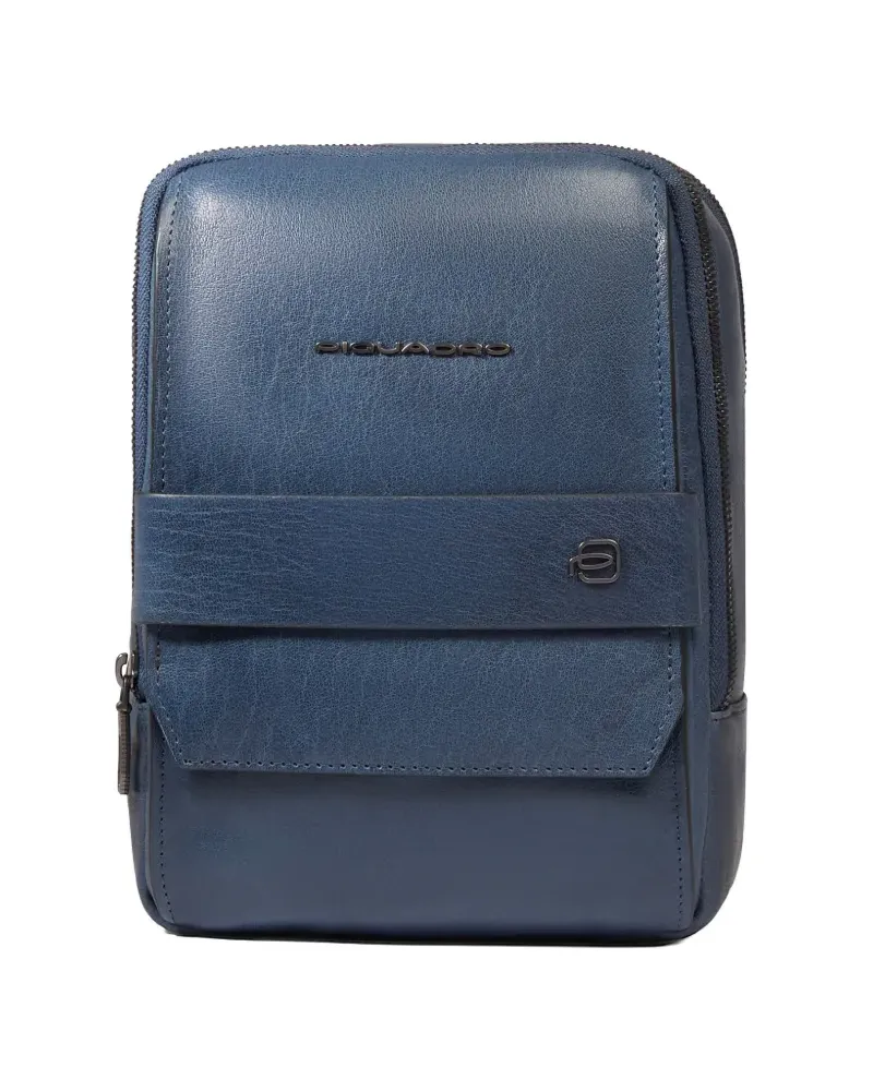 Piquadro iPad Umhängetasche - Blau Blau