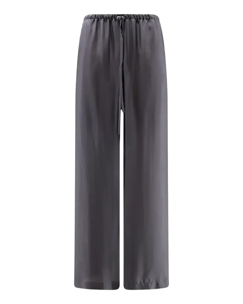 ALYSI elastic-waistband drawstring trousers - Grau Grau