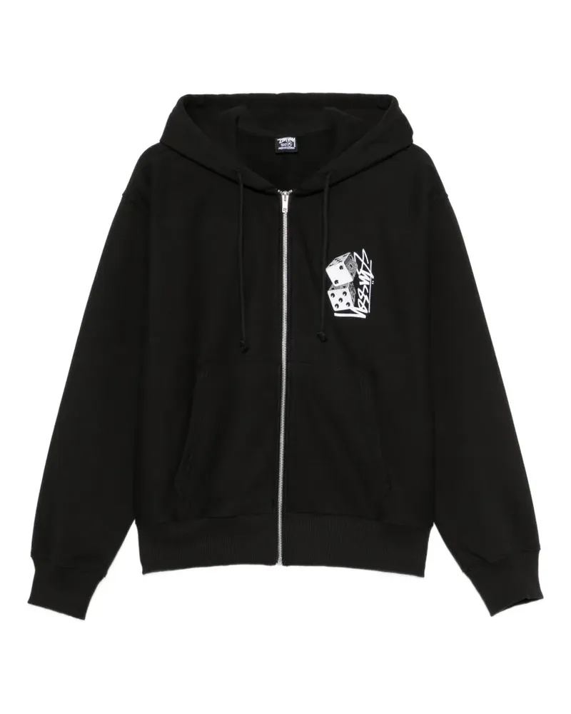 Stüssy zip-up hoodie - Schwarz Schwarz