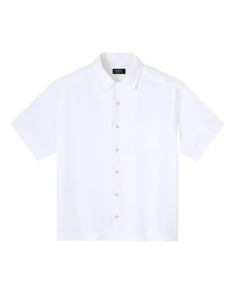A.P.C. Jude Hemd - Weiß Weiß