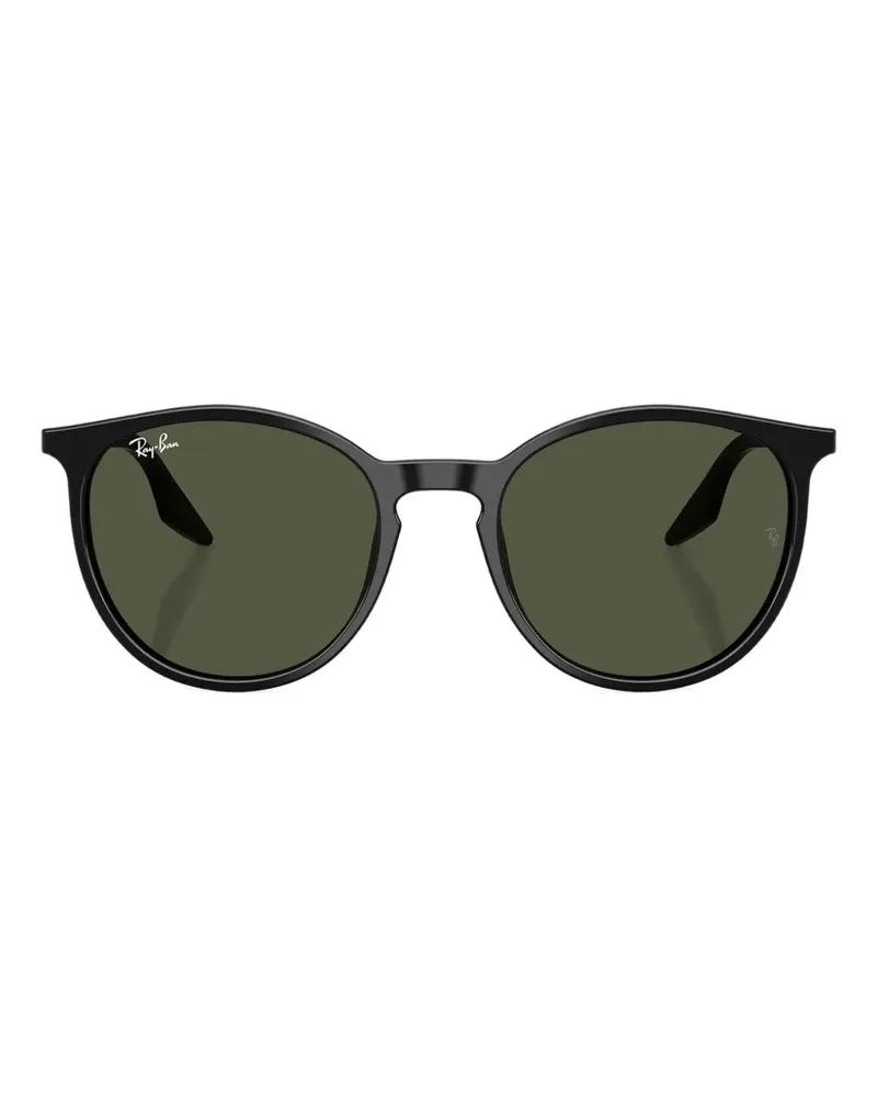Ray Ban RB2204 Sonnenbrille mit rundem Gestell - Schwarz Schwarz