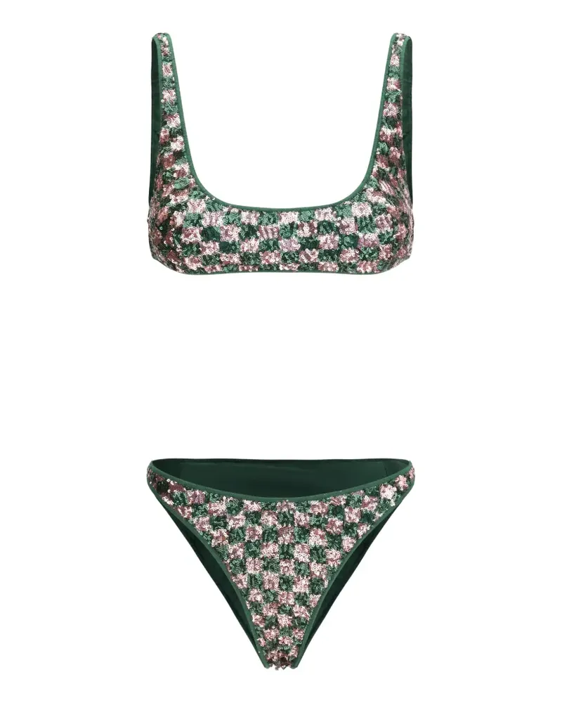 Oséree sequin-embellished bikini - Grün Grün